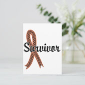 Overleving 17 Uteriene kanker Briefkaart (Staand voorkant)