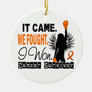 Overleving 22 Leukemie Keramisch Ornament