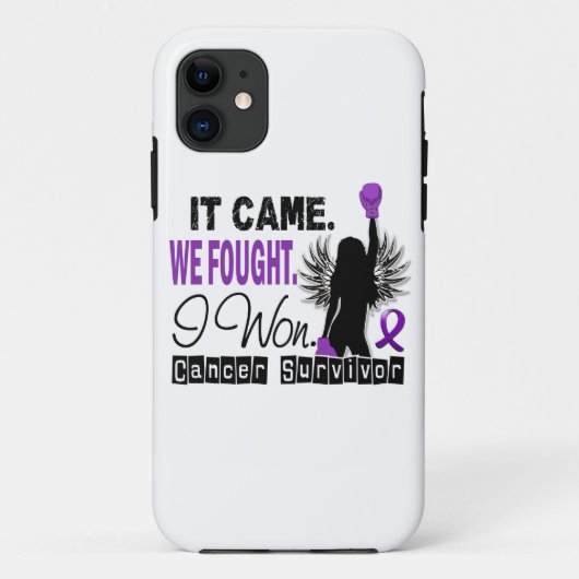 Overleving 22 Pancreaskanker Case-Mate iPhone Case (Achterkant)
