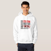 Overleving 4 Orale Kanker Hoodie (Voorkant volledig)