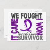 Overleving 5 Pancreaskanker Briefkaart (Voorkant / Achterkant)
