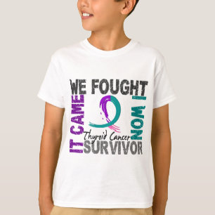 Overleving 5 schildklierkanker t-shirt