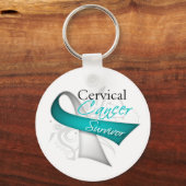 Overleving - Cervicale kanker Sleutelhanger (Voorkant)