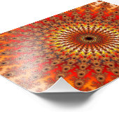 Overleving - Fractal Foto Afdruk (Hoek)