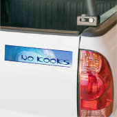 OVERLEVING - GEEN KOOKS BUMPERSTICKER (Op Truck)