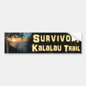 Overleving: Kalalau Trail Bumpersticker (Voorkant)