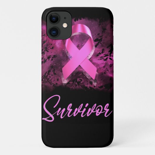 Overleving, ondersteuning van borstkankervoorlicht Case-Mate iPhone case (Achterkant)