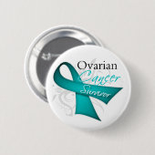 Overleving - Ovariumkanker Ronde Button 5,7 Cm (Voorkant /achterkant)