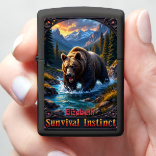 Overlevingsinstinct Grizzlybeer Bergstroom
