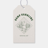 Overlevingspakket voor bachelorette-feestje in het cadeaulabel (Achterkant)