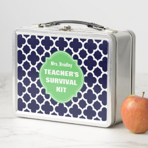 Overlevingspakket voor leraren Quatrefoil-patroon