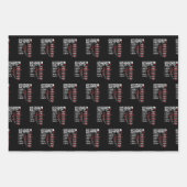 Overlevingsregels voor drie - Wilderness Quiz Inpakpapier Vel (Voorkant)