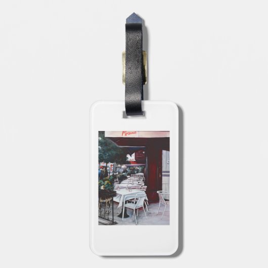 Overlicht Bagagelabel (Achterkant verticaal)