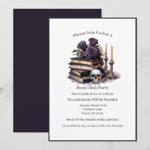 Overlijden door TBR, boekenliefhebber, boekenclub Kaart