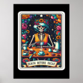 Overlijden voor Collectie van Decaf Tarot-Kaart Poster (Voorkant)