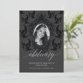 Overlijdenskaart voor je 20'er jaren kaart (Staand voorkant)