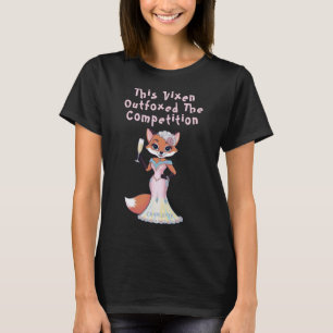 Overlist door Vixen vrijgezellenfeestje Vos Pun T-shirt