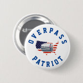 Overlooppatriot - 1 ronde button 5,7 cm (Voorkant /achterkant)