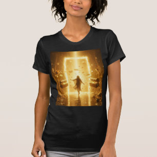 Overlooppoort Diviene Prosperiteits Gateway Kunst T-shirt