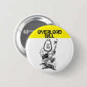 Overlord Bill Gates Ronde Button 5,7 Cm (Voorkant /achterkant)