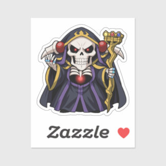 Overlord Chibi Ainz Ooal Gown Art Sticker