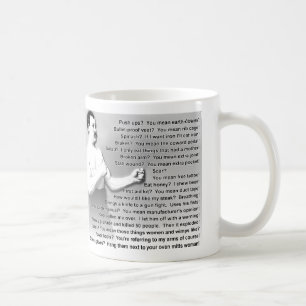 Overly Manly Man citeert Gezegde Funny Mug Koffiemok