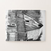 Overmaats land oude Barn Legpuzzel (Horizontaal)