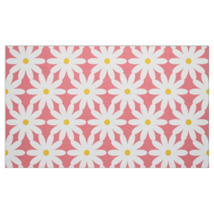 Overmaatse XL Print flower Retro Fabric Stof