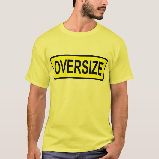 Overmaatslading T-shirt (Voorkant)