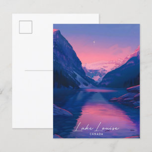 Overnachten in Lake Louise Canada Reizen Briefkaart