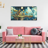 Overnachten op Sky Island Canvas Afdruk (Insitu (Woonkamer))