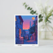 Overnachting in Girona Spanje Reizen Briefkaart (Staand voorkant)