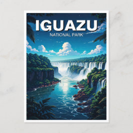 Overnachting in het Iguazu National Park in Argent Briefkaart
