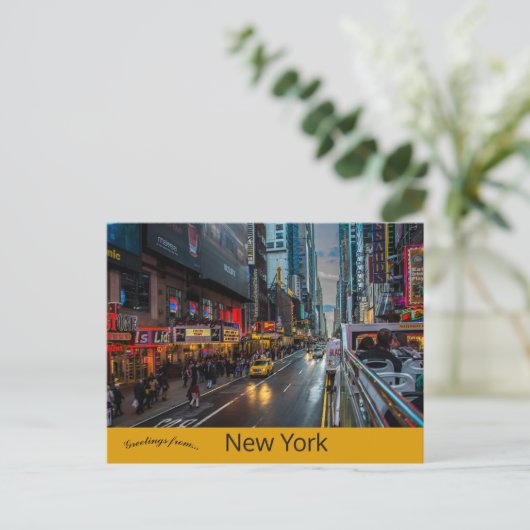 Overnachting in het New Yorkse Briefkaart (Staand voorkant)