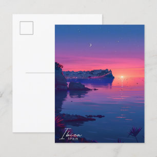 Overnachting op Ibiza Spanje Reizen Briefkaart