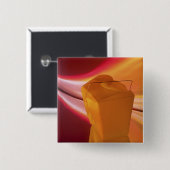 Overnamenreflecties Vierkante Button 5,1 Cm (Voorkant /achterkant)