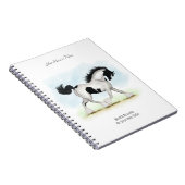 Overo Gypsy Personalized Horse Owner's Journal (Côté Droit)