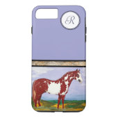 Overo Paint Horse (monogram) Case-Mate iPhone Case (Achterkant)