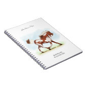 Overo Pinto Personalized Horse Owner's Journal (Côté Droit)