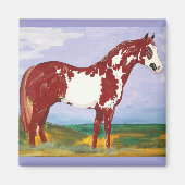 Overp Peinture Stallion ~ Aimant de cheval (Devant)