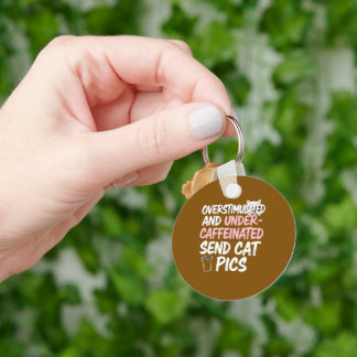Overschatte Zendt Kat Foto's Grappige Sleutelhange Sleutelhanger