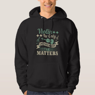 Overschrijd het enige instrument dat ertoe doet hoodie