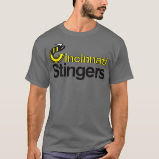 Overschrijding Cincinnati Stingers Hockey 1977 T-shirt