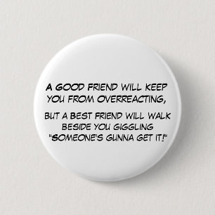 Overschrijding Ronde Button 5,7 Cm