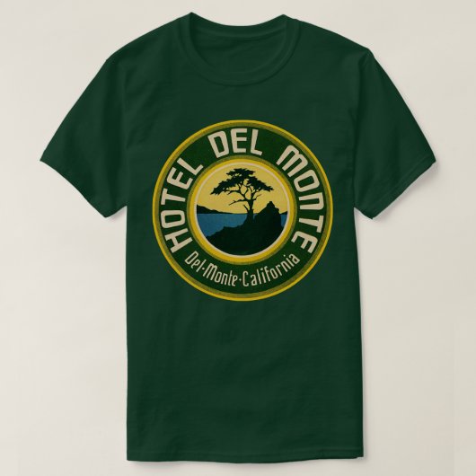 Overschrijding van het Hotel Del Monte California- T-shirt (Design voorkant)