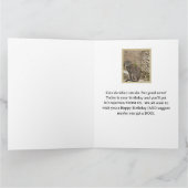 OVERSIZE VERJAARDAG KAART VAN GROEP/HUMOR/KAT (Binnen)