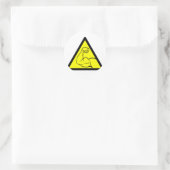 Oversized ego ronde sticker (Tas)