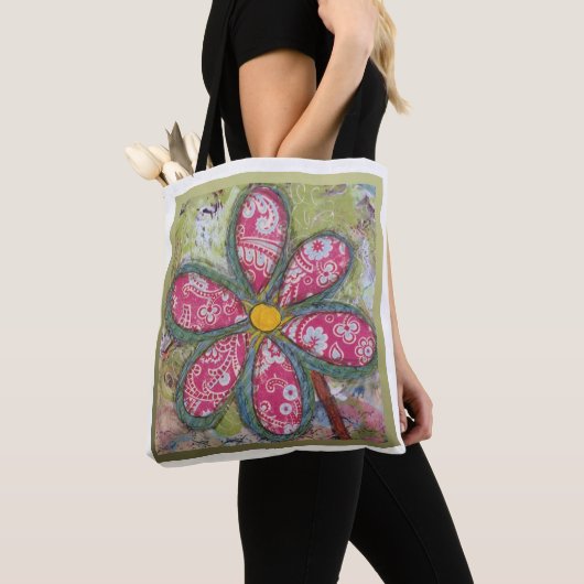 Oversized Flower Tas (Dichtbij)