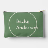 Oversized Initialen in Wit en Groen Etui (Achterkant)