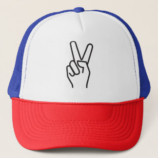 Oversized PEACE-afbeelding Trucker Pet